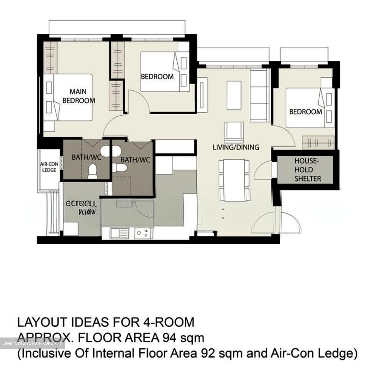 Blk 420B Waterfront II @ Northshore (Punggol), HDB 4 Rooms #574049261